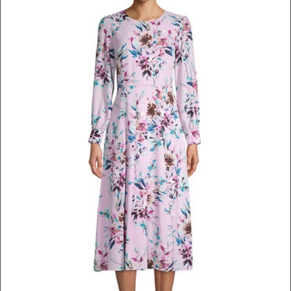 Nanette Lepore Dresses & Skirts - Beautiful Nanette Lepore Floral Midi Dress - NWT